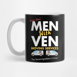 Super Hans' Men With Ven Moving Service Mug